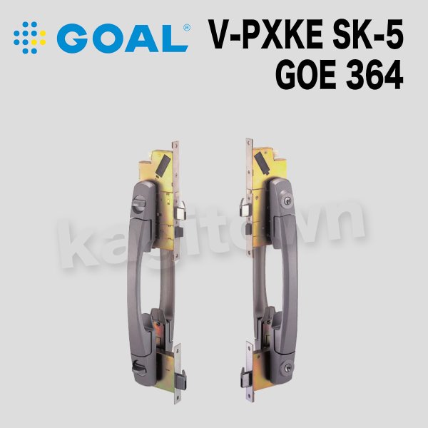 GOAL 【ゴール】プッシュ・プルハンドル型電気錠[GOAL-PXKE]V-PXKE SK-5 GOE  364(R)・シリンダーの格安ネット通販【鍵TOWN】DH