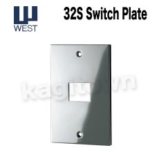 画像1: WEST 【ウエスト】スイッチプレート[WEST-32S]Agaho brass 32S Switch Plate (1)