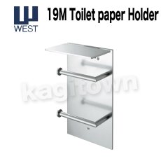 画像1: WEST 【ウエスト】トイレットペーパーホルダー[WEST-19M Toilet paper Holder]Agaho four 19M Toilet paper Holder (1)