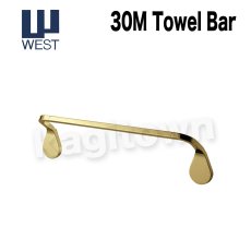 画像1: WEST 【ウエスト】タオルバー[WEST-30M]Agaho brass 30M Towel Bar (1)