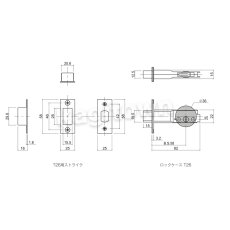 画像3: WEST 【ウエスト】本締錠[WEST-EntranceDoor816 Cylinder]816 Cylinder (3)