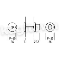 画像2: UNION【ユニオン】PRE-W174-01[錠前] (2)