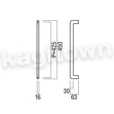 画像6: UNION【ユニオン】T5210-01-001[ドアハンドル]押し棒（内外）T5210-25-039/T5210-25-101 (6)