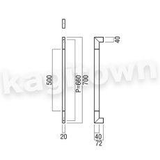 画像8: UNION【ユニオン】G1195-10-010-A ドアハンドル]押し棒（内外）G1195-10-010-E/G1195-10-010-L1200/G1195-10-010-L700/G1195-10-010-P1925/G1195-10-010-P2025/G1195-18-991-A/G1195-18-991-B/G1195-18-991-L1200/G1195-18-991-L700/G1195-18-991-P1925/G1195-18-991-P2025 (8)