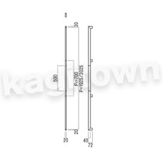 画像12: UNION【ユニオン】G1195-10-010-A ドアハンドル]押し棒（内外）G1195-10-010-E/G1195-10-010-L1200/G1195-10-010-L700/G1195-10-010-P1925/G1195-10-010-P2025/G1195-18-991-A/G1195-18-991-B/G1195-18-991-L1200/G1195-18-991-L700/G1195-18-991-P1925/G1195-18-991-P2025 (12)