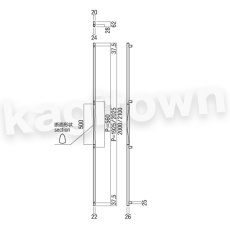 画像8: UNION【ユニオン】G1189-26-121-P2025 ドアハンドル]押し棒（内外）G1189-26-120-A/G1189-26-120-B/G1189-26-120-L800/G1189-26-120-P1925/G1189-26-120-P2025/G1189-26-121-A/G1189-26-121-B/G1189-26-121-L800/G1189-26-121-P1925/G1189-26-121-P2025 (8)