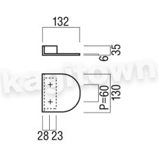 画像2: UNION【ユニオン】G215-25-038 ドアハンドル] 押し棒（内外） (2)