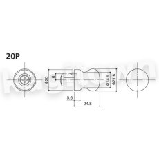 画像2: WEST 【ウエスト】ファニチャーノブ[WEST-20P]Agaho basis 20P Furniture Knob (2)