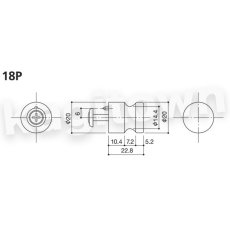 画像2: WEST 【ウエスト】ファニチャーノブ[WEST-18P]Agaho basis 18P Furniture Knob (2)