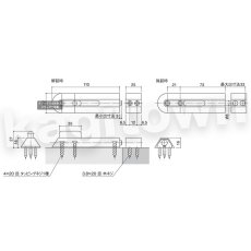 画像2: WEST 【ウエスト】スライドロック[WEST-10A]Agaho basis 10A Slide lock (2)