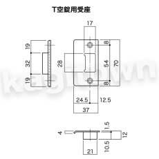 画像4: 【長沢製作所】装飾空錠[キャッスルジュニア]古代 (4)