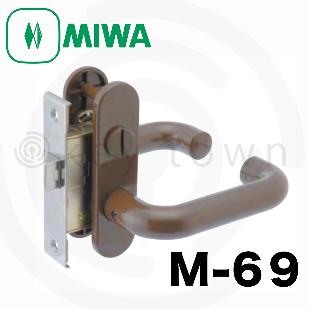 MIWA 【美和ロック】 特殊錠 浴室錠 [MIWA-M-69] Kシリーズ[M-69]｜鍵