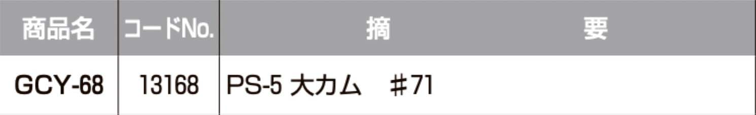 GOAL 【ゴール】 取替シリンダー [GOAL-GCY-68] Kシリーズ [GCY-68