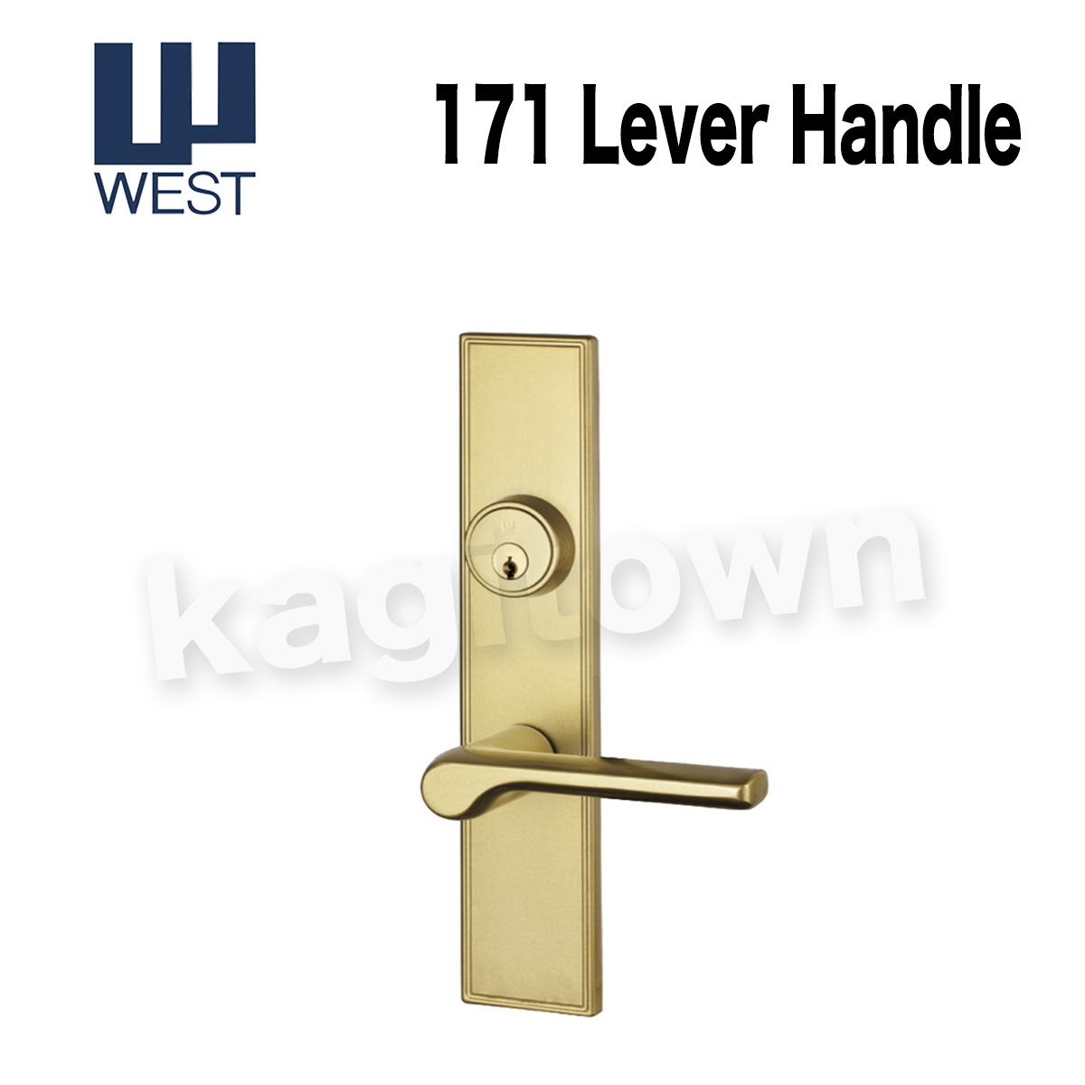 WEST 【ウエスト】レバーハンドル[WEST-General Products 171 Lever Handle]171 Lever  Handle・シリンダーの格安ネット通販【鍵TOWN】