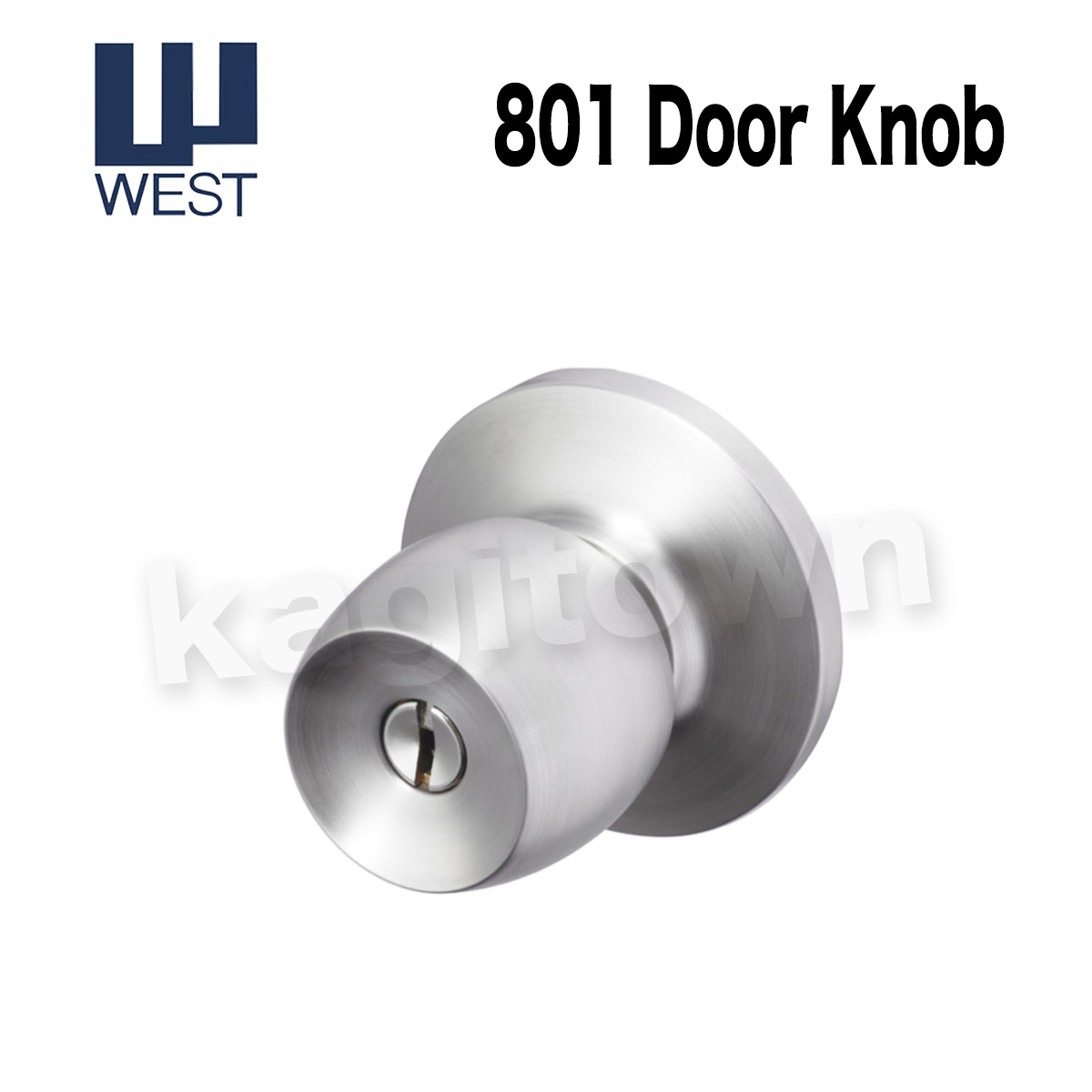 WEST 【ウエスト】ドアノブ[WEST-General Products 801 Door Knob]801